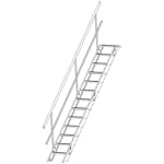 Rekkverk Skeppshultstegen Byggetrapp 13-Trinn