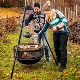 Bålpanne og utepeis