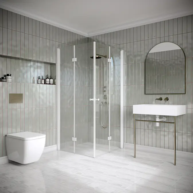 Dusjhjørne Hietakari Classic 150 Foldbare Dører