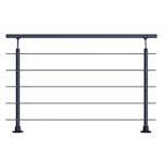 Rekkverk Dolle Clean Black Gulvmontert