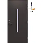 Ytterdør Gilje Herakles med Yale Doorman Classic Home