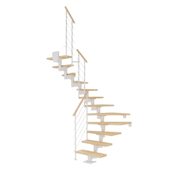 Plassbesparende Trapp Dolle Cork Bøk 1/2-Sving Style6