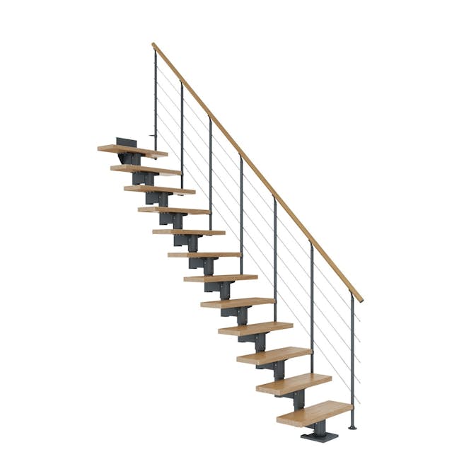 Plassbesparende Trapp Dolle Cork Eik Rett Style6