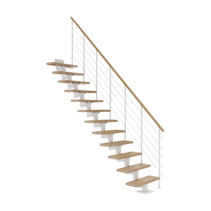 Plassbesparende Trapp Dolle Cork Eik Rett Style6