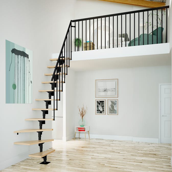 Plassbesparende Trapp Dolle Dallas Onebox 1/4-Sving