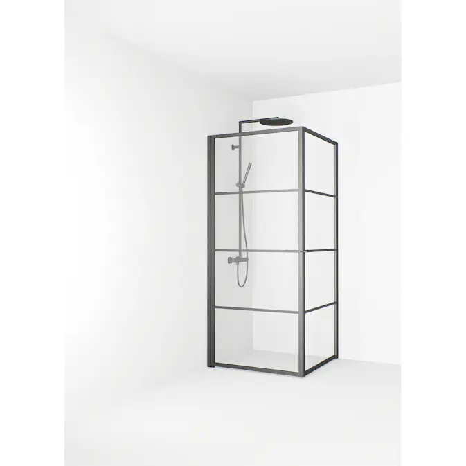 Duschhörn Macro Design Empire Hörna Klarglas Med Spröjs