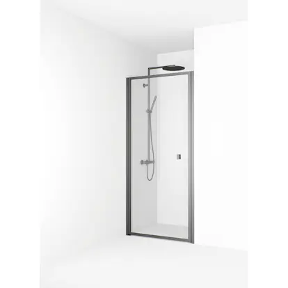 Duschdörr Macro Design Empire Nisch Klarglas