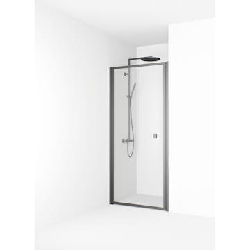 Dusjhjørne Macro Design Empire Swing Klart Glass med Sprosser