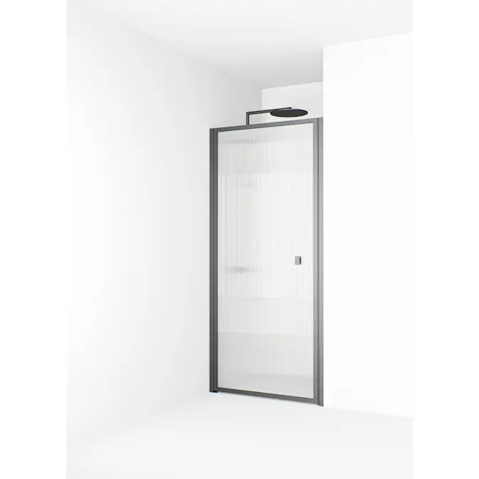 Duschdörr Macro Design Empire Nisch Linjeglas