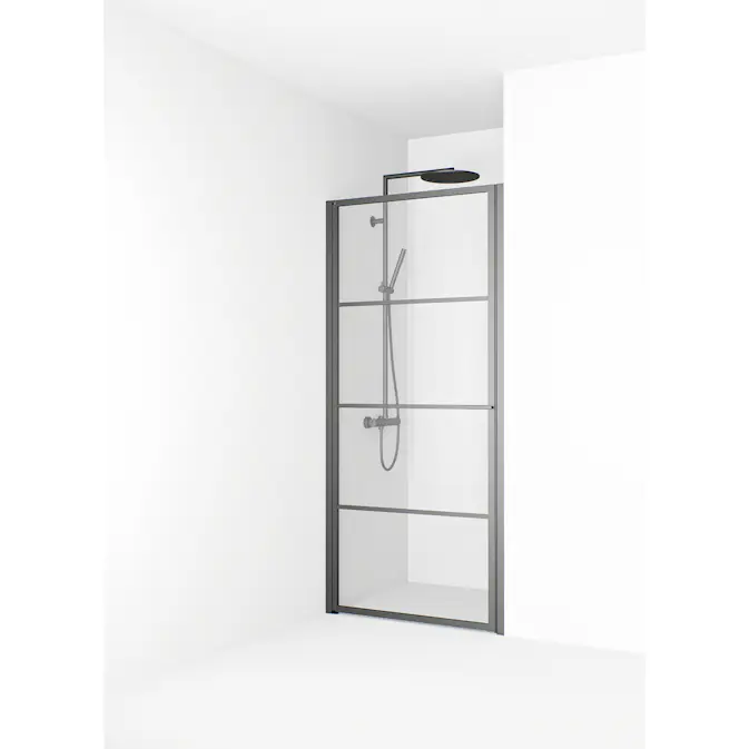 Duschdörr Macro Design Empire Nisch med Spröjs