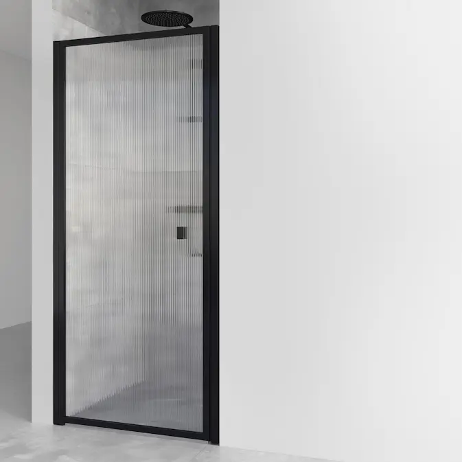 Duschdörr Macro Design Empire Nisch Linjeglas