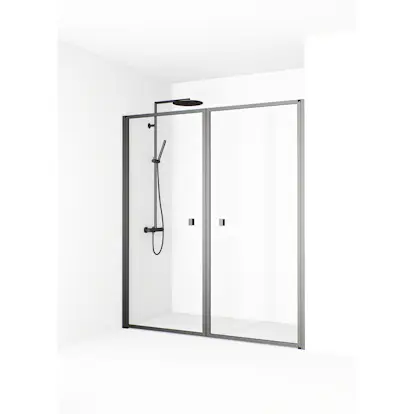 Duschdörr Macro Design Empire Saloon Nisch Klarglas