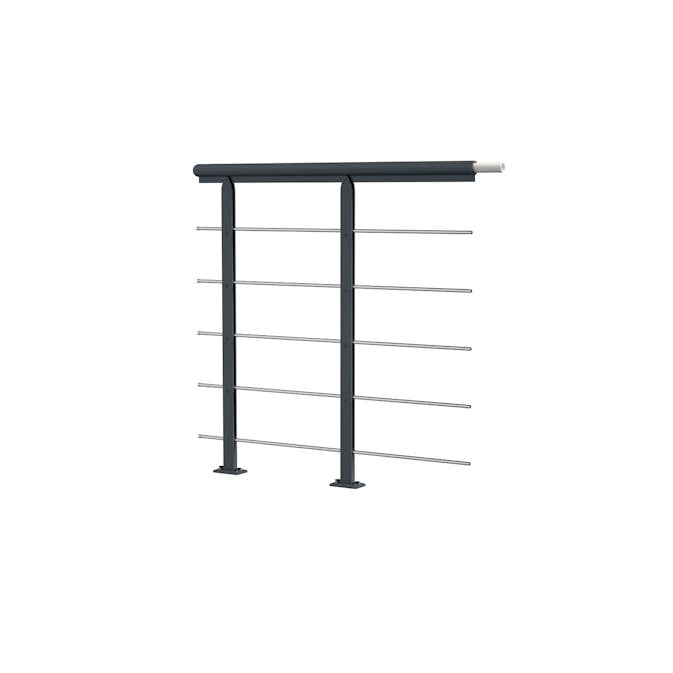 Rekkverk Dolle Spiral Design 1 m Forlengersett