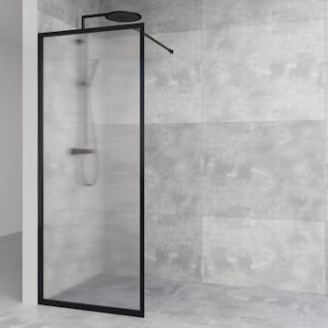 Dusjvegg Macro Design Empire Sort Linjeglass