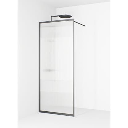 Duschvägg Macro Design Empire Linjeglas