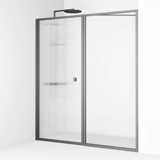 Duschdörr Macro Design Empire Swing Nisch Linjeglas