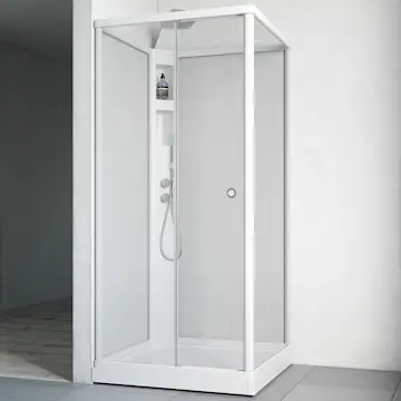 Dusjkabinett Macro Design Flow Front med Infellt Armatur