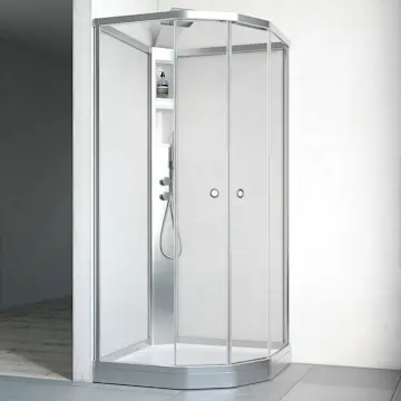 Dusjkabinett Macro Design Flow Semi med Innfelt Armatur