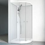 Dusjkabinett Macro Design Flow Semi uten Armatur