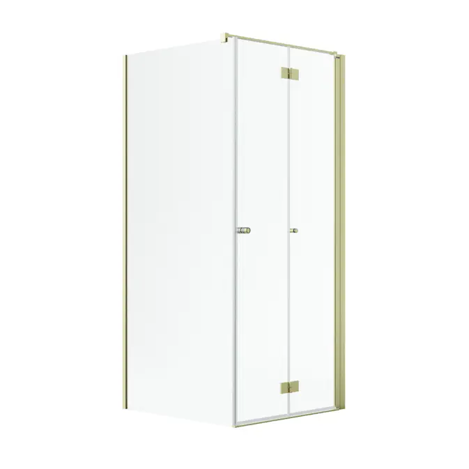 Duschhörn Strømberg Noma 195 Fast Vägg + Vikbar Dörr