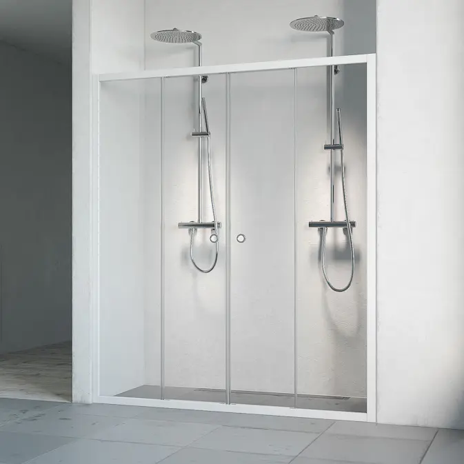 Duschdörr Macro Design Flow Nisch 4D