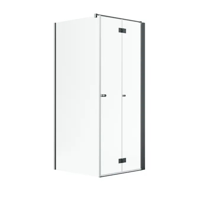 Duschhörn Strømberg Noma 195 Fast Vägg + Vikbar Dörr