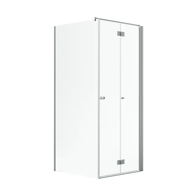 Duschhörn Strømberg Noma 195 Fast Vägg + Vikbar Dörr