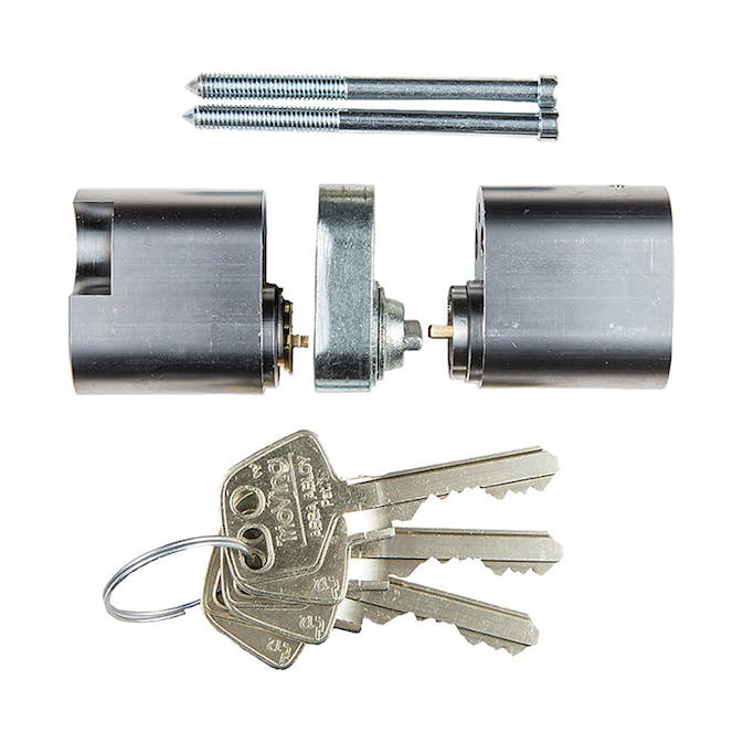 Dobbel Sylinder NorDan Krom Sylinderpakke 8