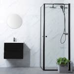 Dusjhjørne Bathlife Profil Rett Dør + Rett Dør