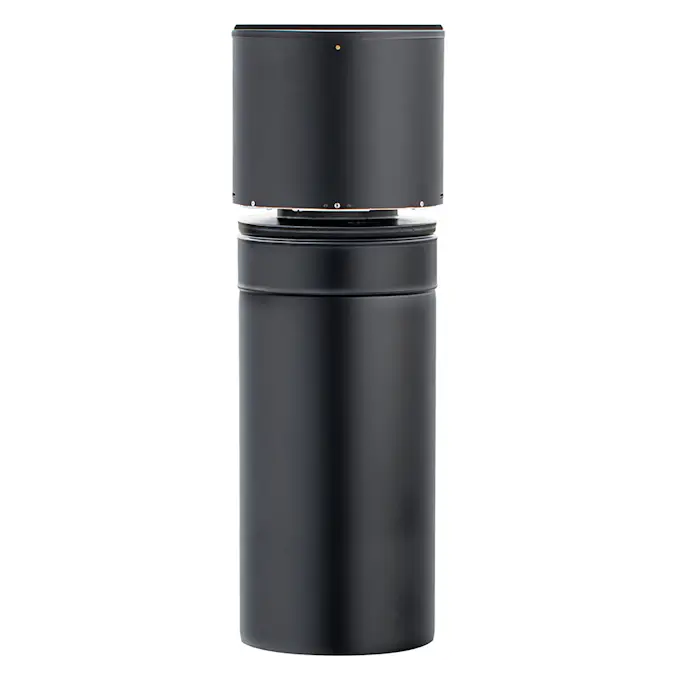 Røykgassvifte Draftbooster Sort