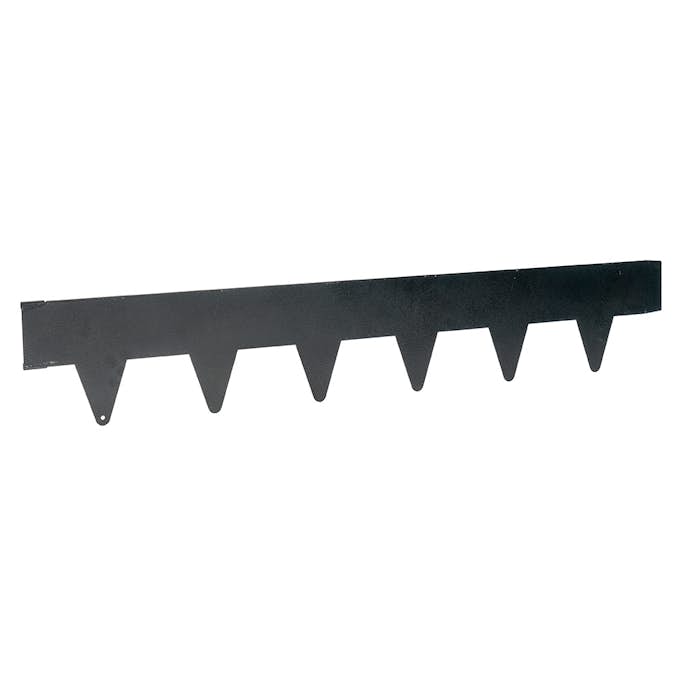 Kantbeskyttelse Skotte Garden Sort 26X100 cm 4-pk