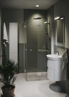 Duschhörn Macro Design Spirit Vikbar