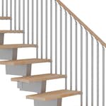 Ekstra Trapperekkverk Dolle Dubai Classic IIII Bøk Oljet