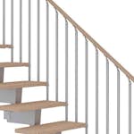 Ekstra Trapperekkverk Dolle Dubai Classic III Eik Hvitoljet