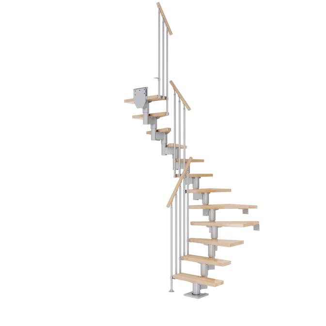 Plassbesparende Trapp Dolle Dublin Bøk 1/2-Sving Classic III