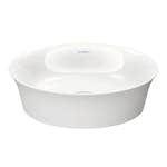 Servant Duravit White Tulip til Benkeplate Hvit Høyblank 430 mm
