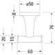 Handdukskrok Duravit Starck T 009930 Dubbelkrok