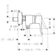 Duschblandare Hansgrohe Metris 1-grepps 150 cc