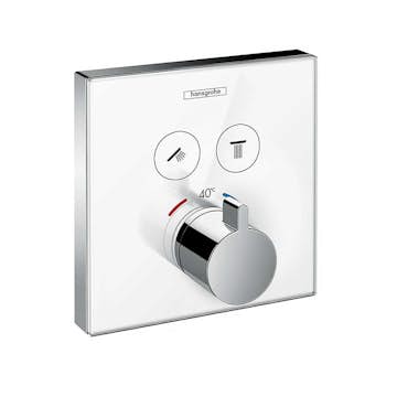 Dusjbatteri Hansgrohe ShowerSelect Glass Termostat 2 Funksjoner