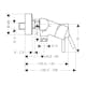 Duschblandare Hansgrohe Talis 1-grepps 150 cc