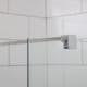 Duschdörr Bathlife Mångsidig Rak Vägg + Rak Dörr Mellan Vägg