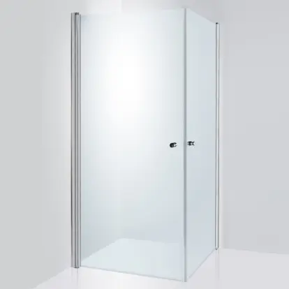 Duschhörn Duschbyggarna Twin De Luxe Klarglas