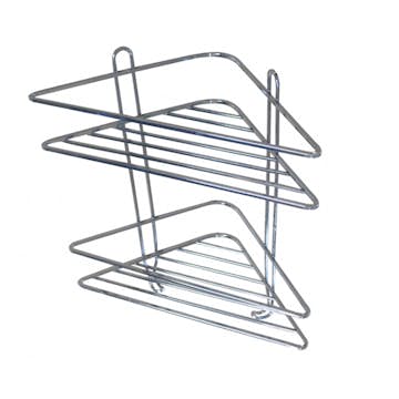 Dusjhylle Demerx Qube Hjørnehylle 2-plan