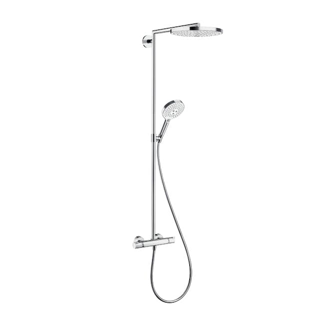 Dusjsett Hansgrohe Raindance Select S 240 2-stråle Showerpipe Hvit/Krom