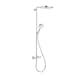 Dusjsett Hansgrohe Raindance Select S 240 2-stråle Showerpipe Hvit/Krom