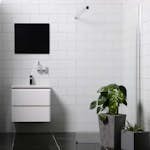 Dusjvegg Bathlife Allsidig Rett Vegg Frostet Glass