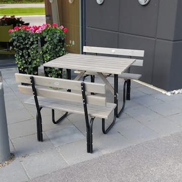 Benkebord Eden Wood Stålpicknick 100