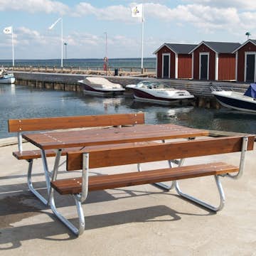 Benkebord Eden Wood Robust med Rygg