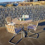 Spisegruppe Eden Wood Amanda Ø100 cm med 4 Stoler