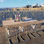 Spisegruppe Eden Wood Amanda med 6 Stoler